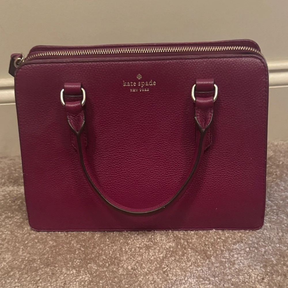 kate spade New York Berry Pebbled Leather Satchel